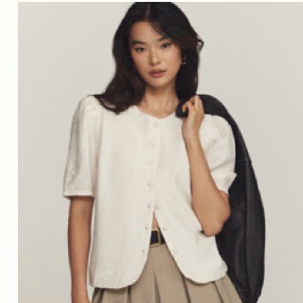 Mauve Puff Sleeve Blouse